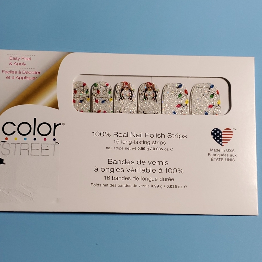 COLOR STREET NAIL POLISH "What Fun It Is" Glitter